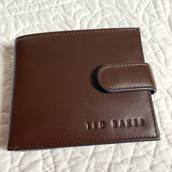 Ted Baker Other - Ted Baker men’s brown leather wallet NWOT